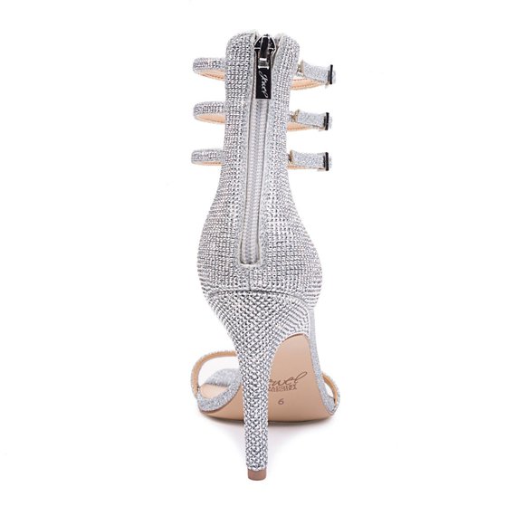 💙HP💙 Jewel Badgley Mischka Regina Ornamented Sandals 7.5 main image 2